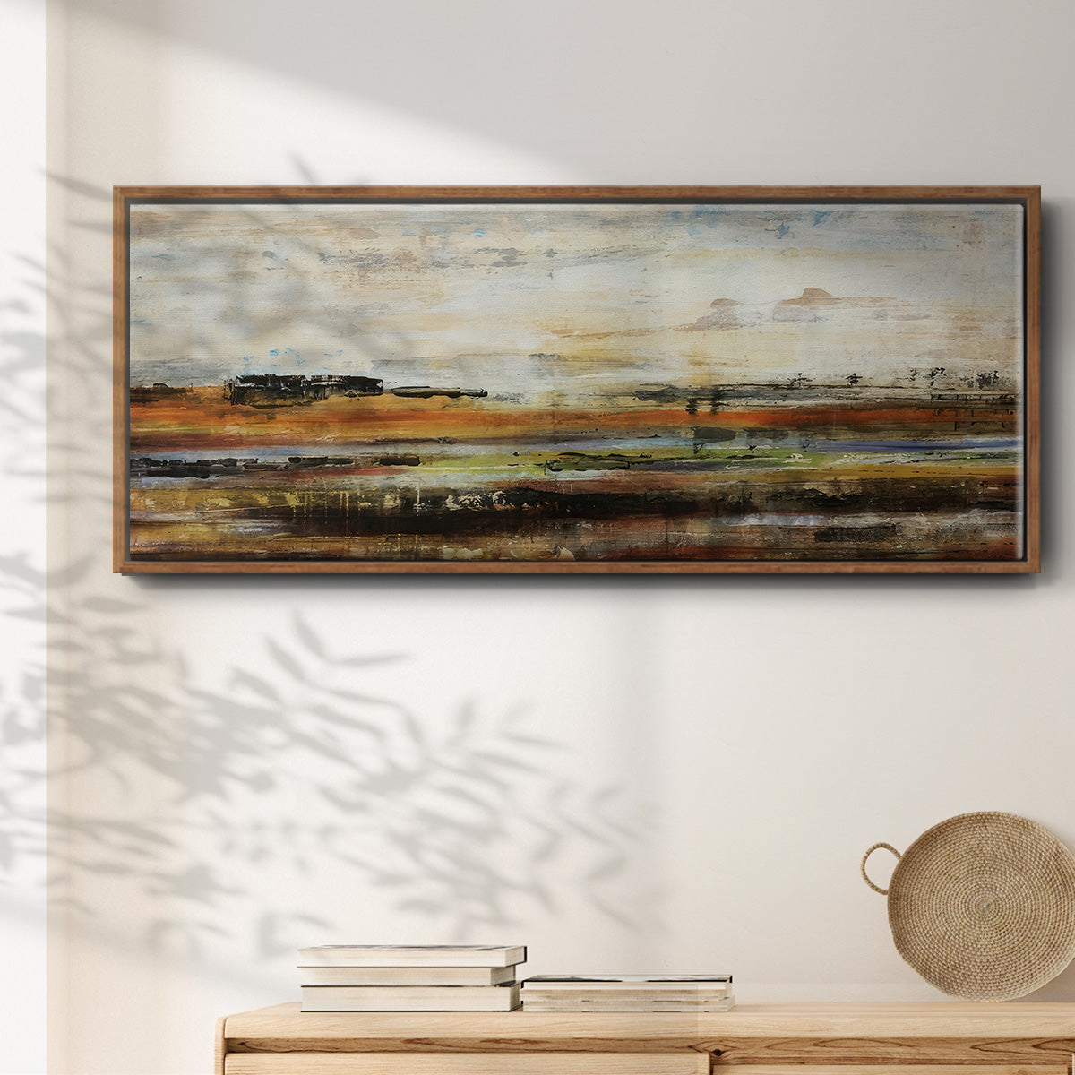 Historia - Floater Framed Canvas Print