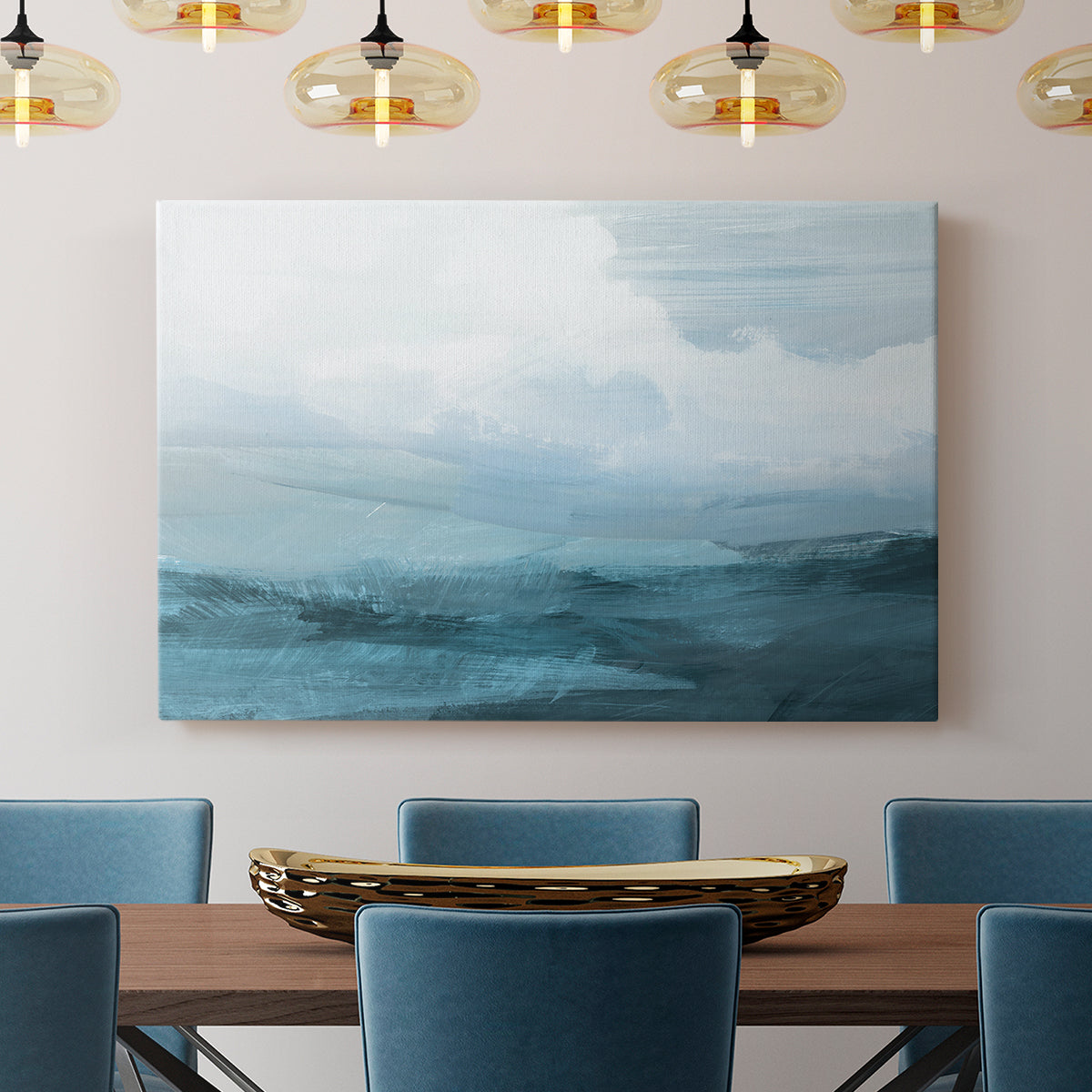 Azure Rising IV - Canvas Art Print