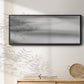 Black & White Water Panel VII - Floater Framed Canvas Print