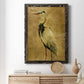 Gold Crane at Dusk II - Premium Canvas Framed in Barnwood - Ready to Hang