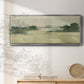 Watercolor Pasture I - Floater Framed Canvas Print