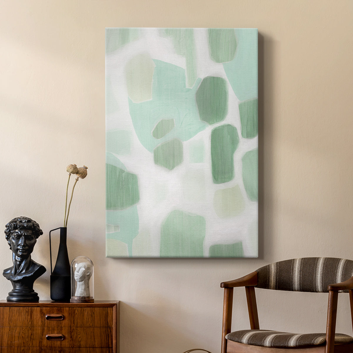 River Shapes II - Canvas Art Print