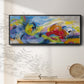 Racing Forms - Floater Framed Canvas Print