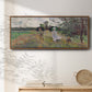 Promenade a Argenteuil, 1875 - Floater Framed Canvas Print