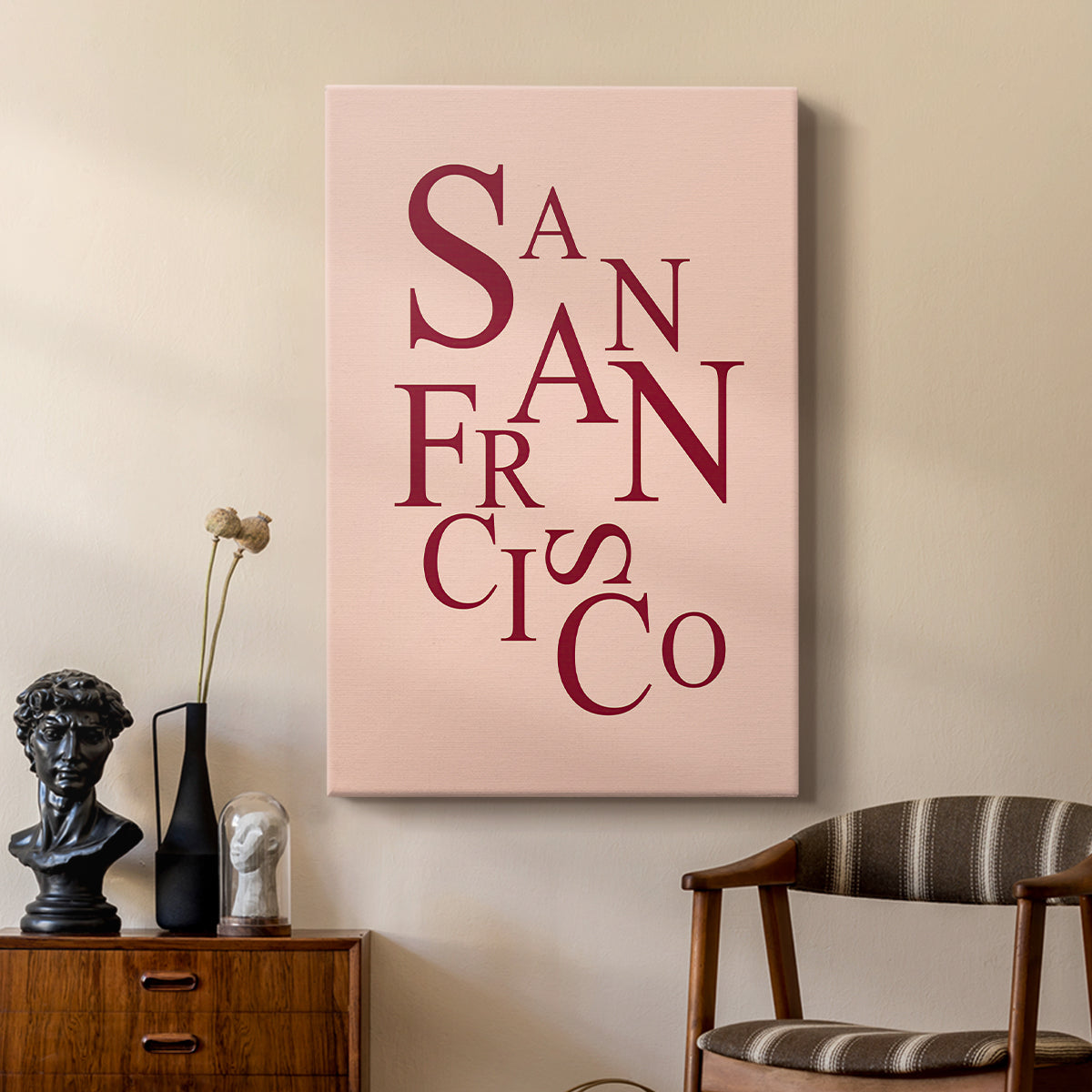 City Center Type II - Canvas Art Print