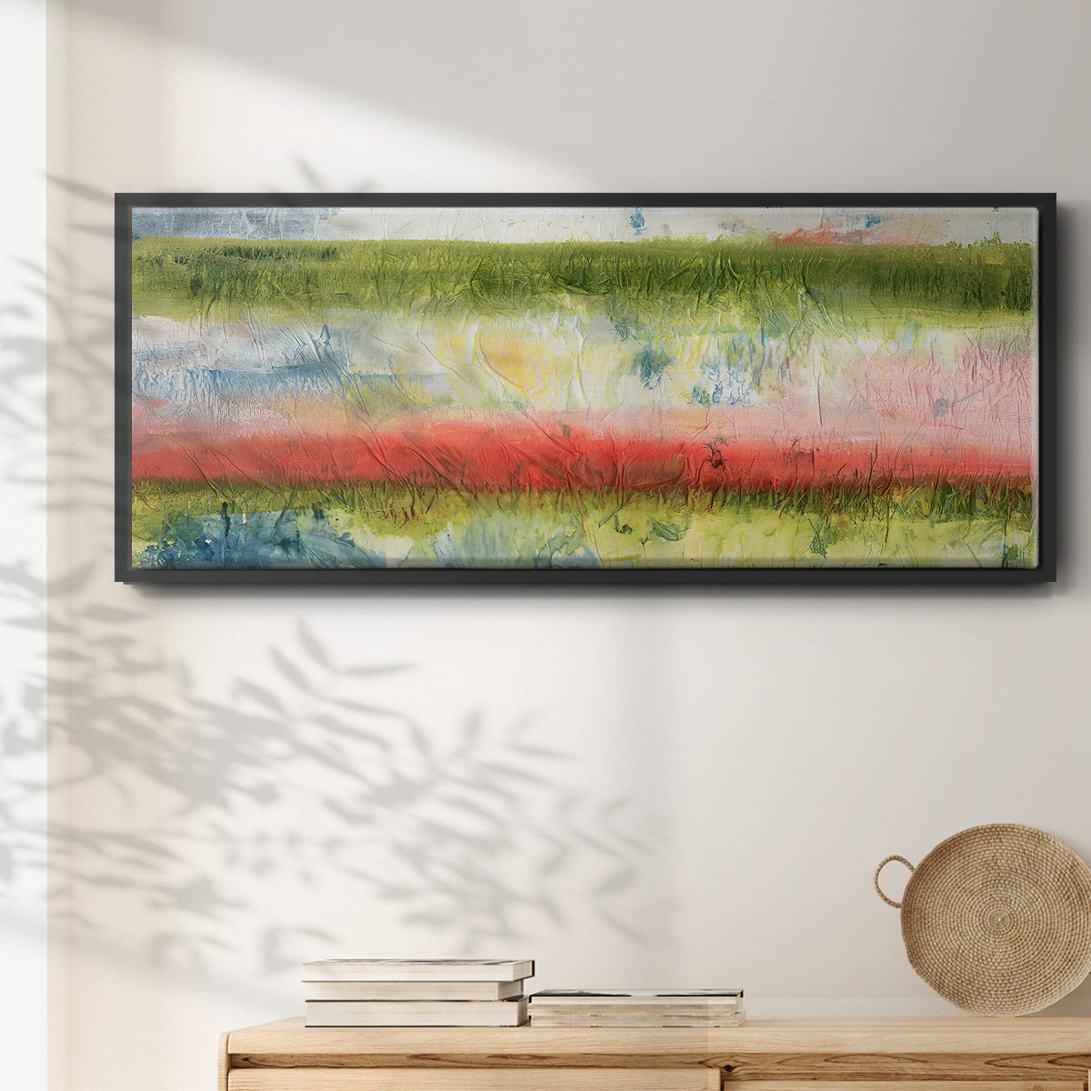 Nature's Flag II - Floater Framed Canvas Print