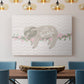 Floral Sloth - Canvas Art Print