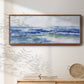 Soft Ocean Waters I - Floater Framed Canvas Print