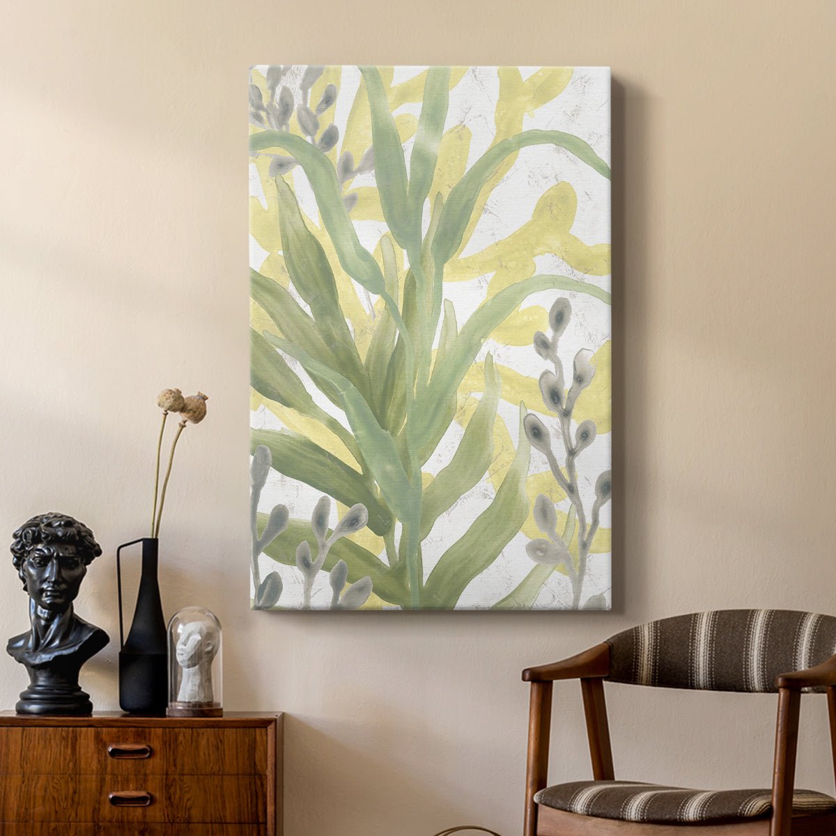 Sea Grass Fresco IV - Canvas Art Print