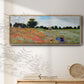 Poppies at Argenteuil - Floater Framed Canvas Print