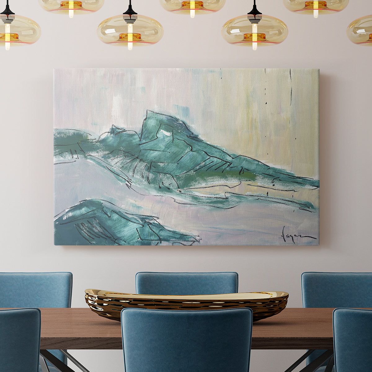 No tears for the Mountain - Canvas Art Print