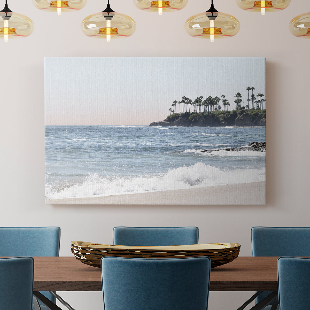 Distant Palms - Canvas Art Print