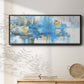 Metro Blue - Floater Framed Canvas Print