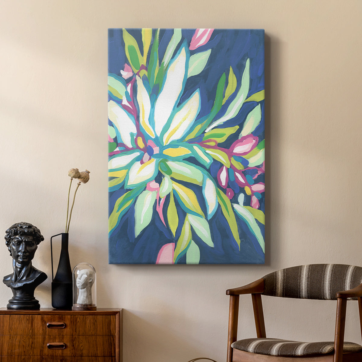 Blue Tropics I - Canvas Art Print