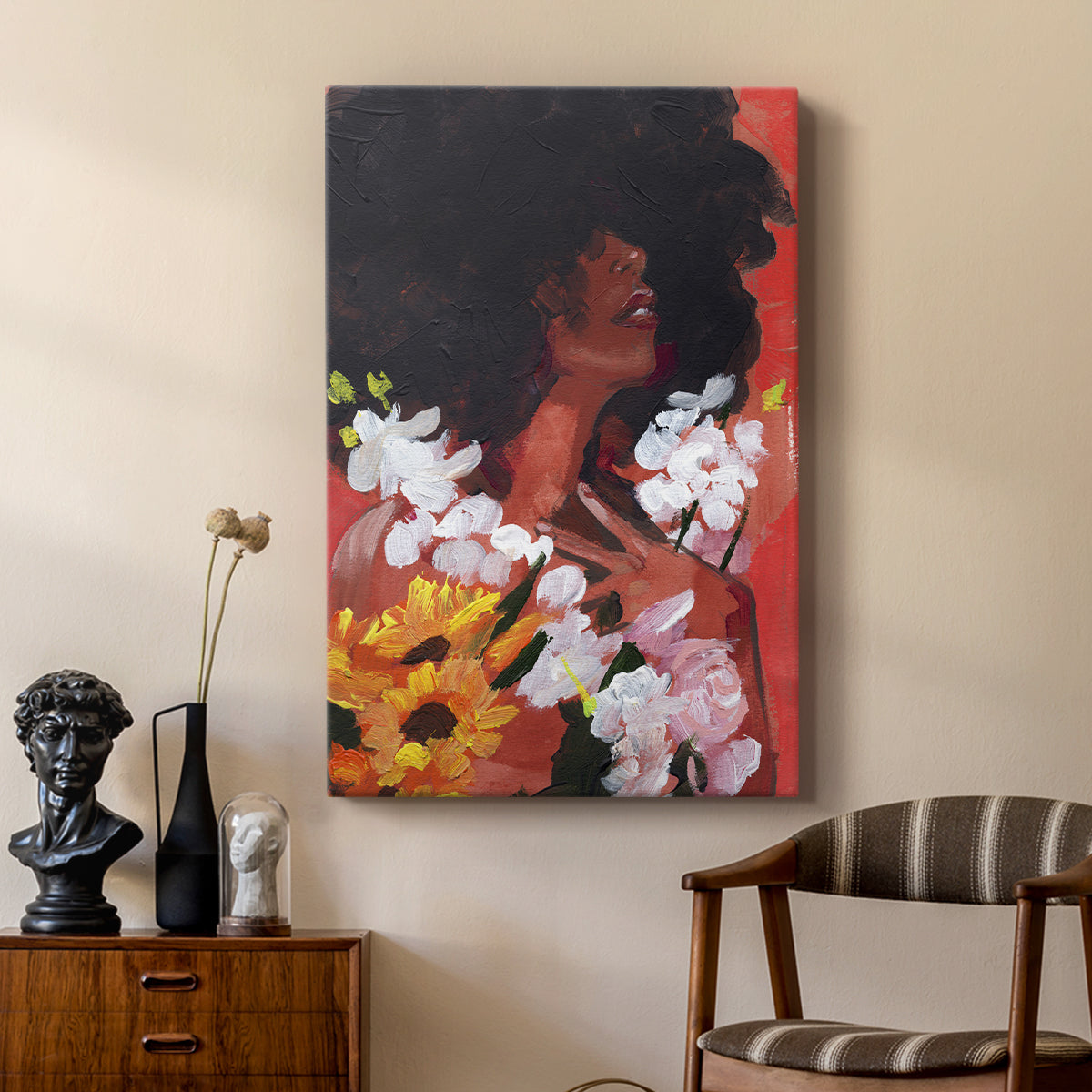 Through the Flowers II - Canvas Art Print