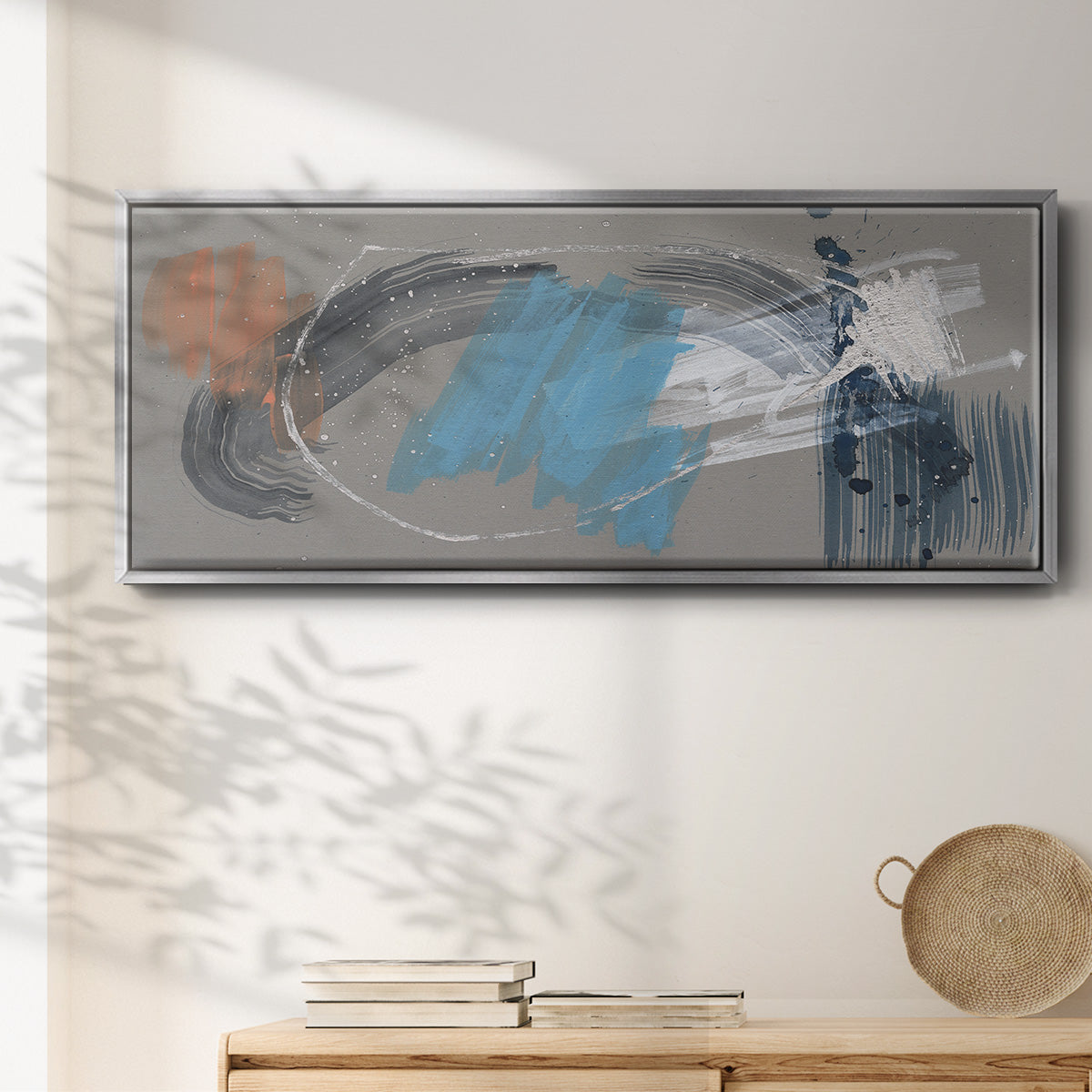 Whimsical Marks II - Floater Framed Canvas Print