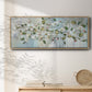 Painterly Blossoms - Floater Framed Canvas Print