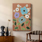 Woodblock Floral IV - Canvas Art Print