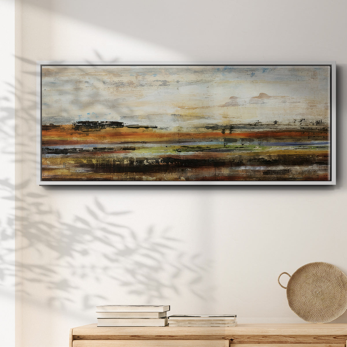 Historia - Floater Framed Canvas Print