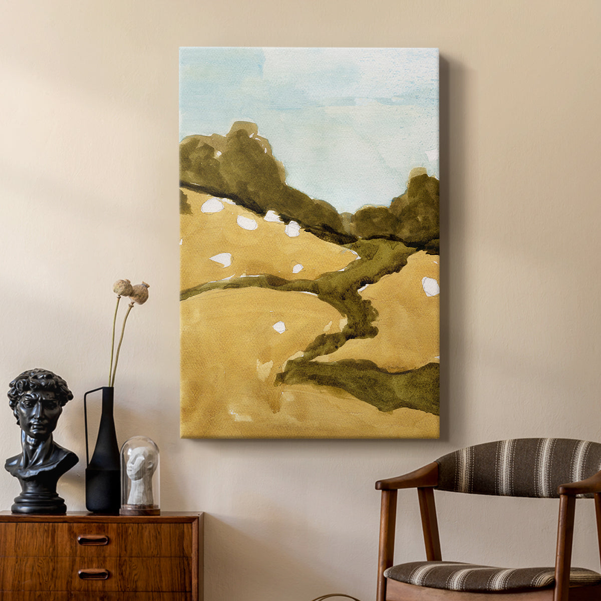 Scattered Sheep II - Canvas Art Print