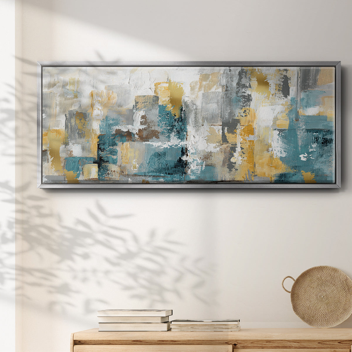 City Views I - Floater Framed Canvas Print