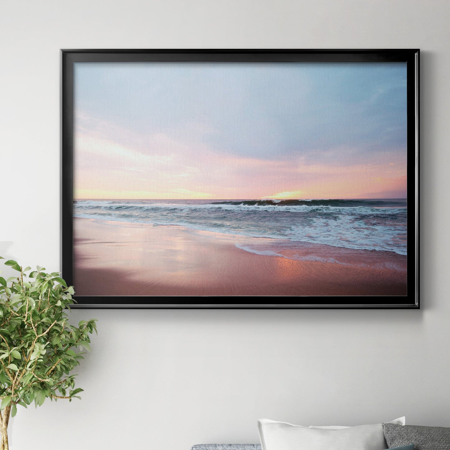 Morning Stroll Premium Classic Framed Canvas - Ready to Hang