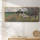 Promenade a Argenteuil, 1875 - Floater Framed Canvas Print