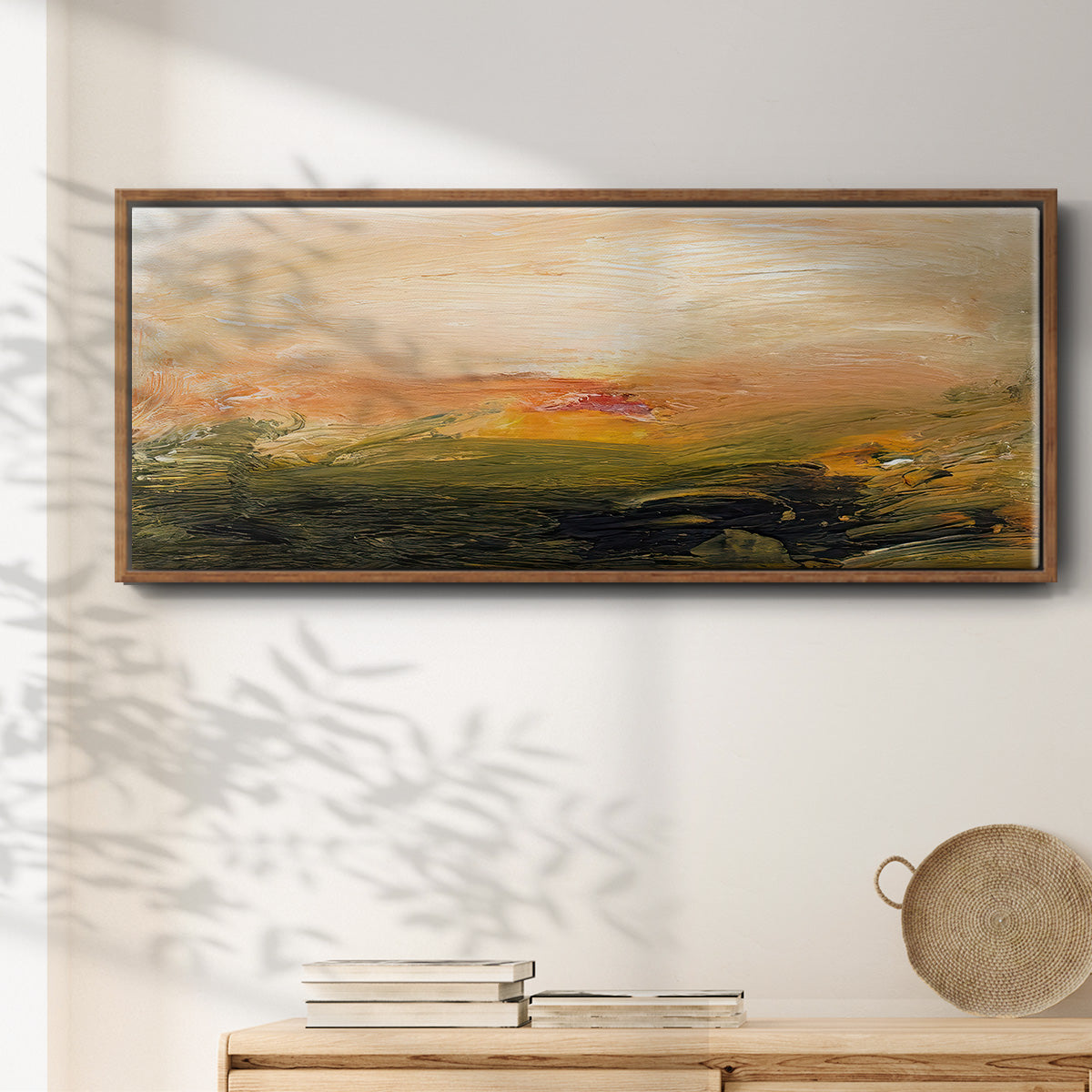 Lingering Light I - Floater Framed Canvas Print