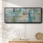 Bits and Pieces - Floater Framed Canvas Print