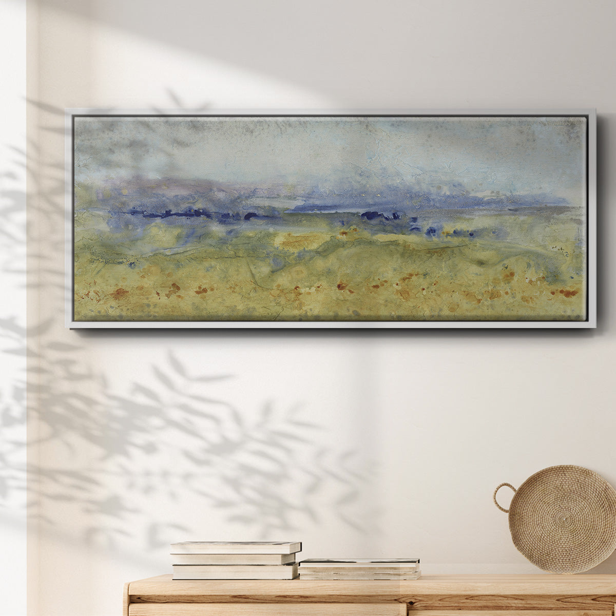 Open Terrain I - Floater Framed Canvas Print