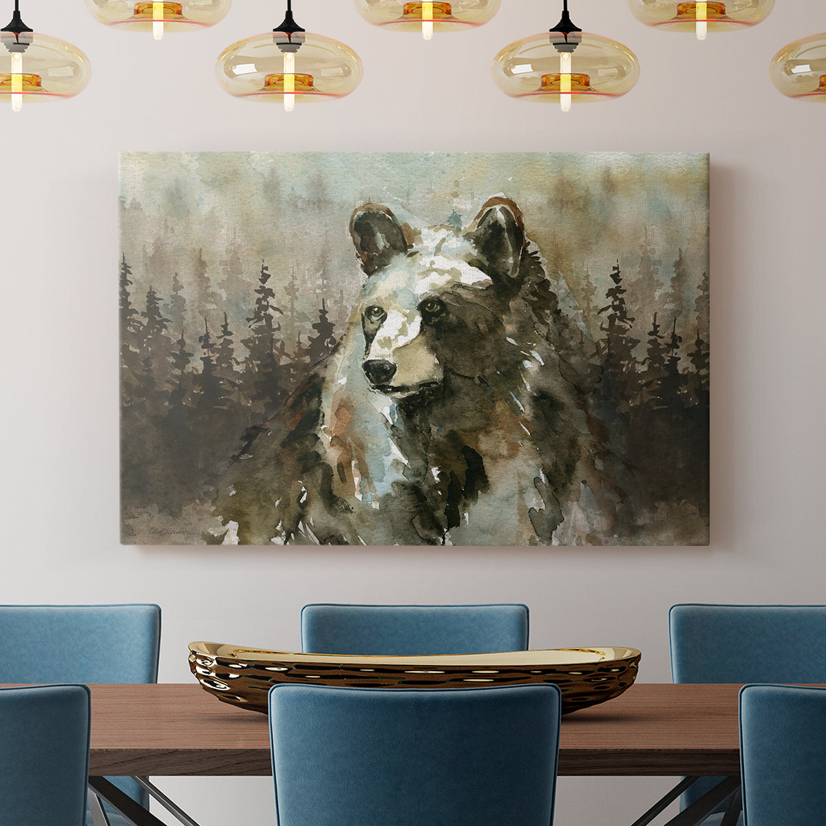 Lodge Twilight II - Canvas Art Print