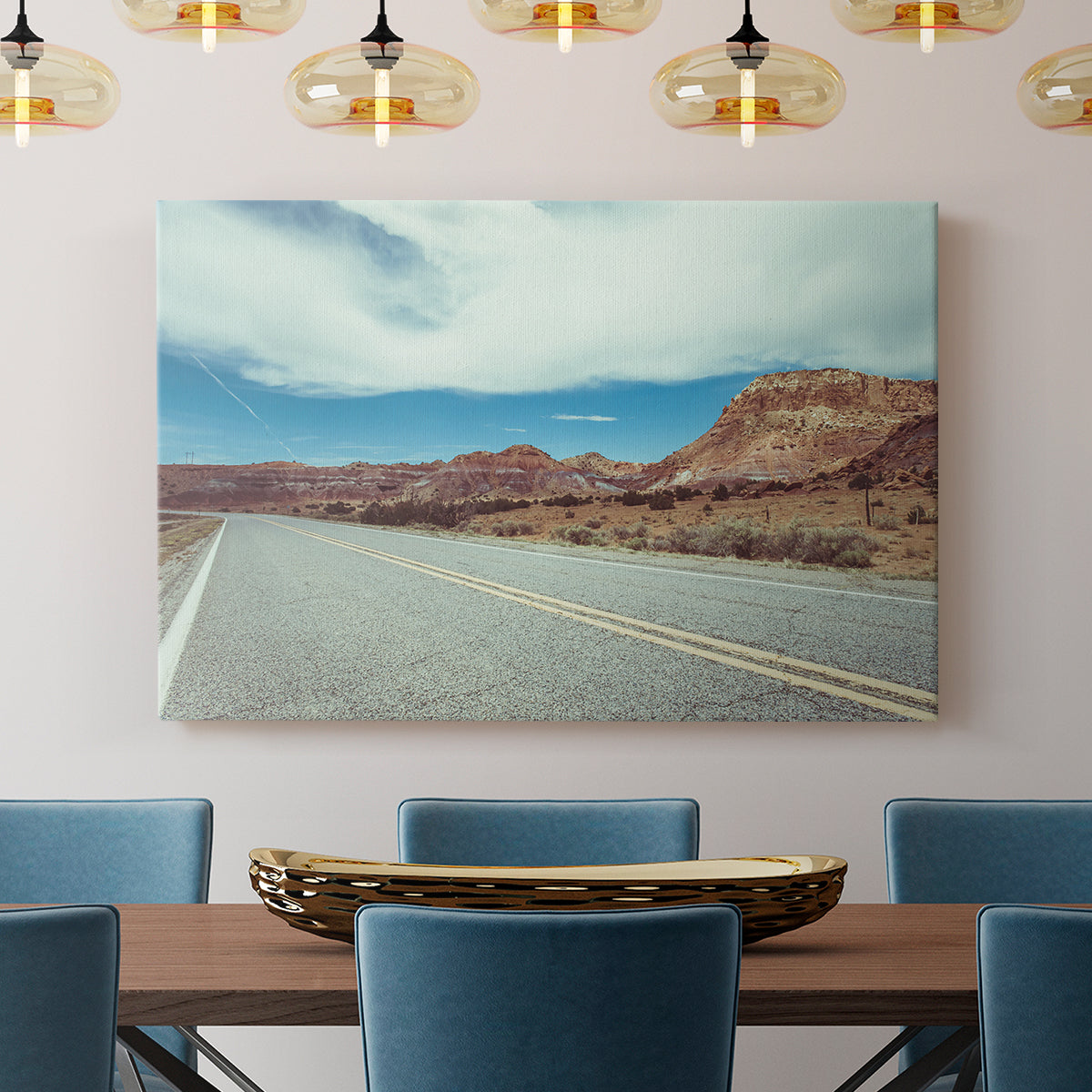 New Mexico Drive I - Canvas Art Print