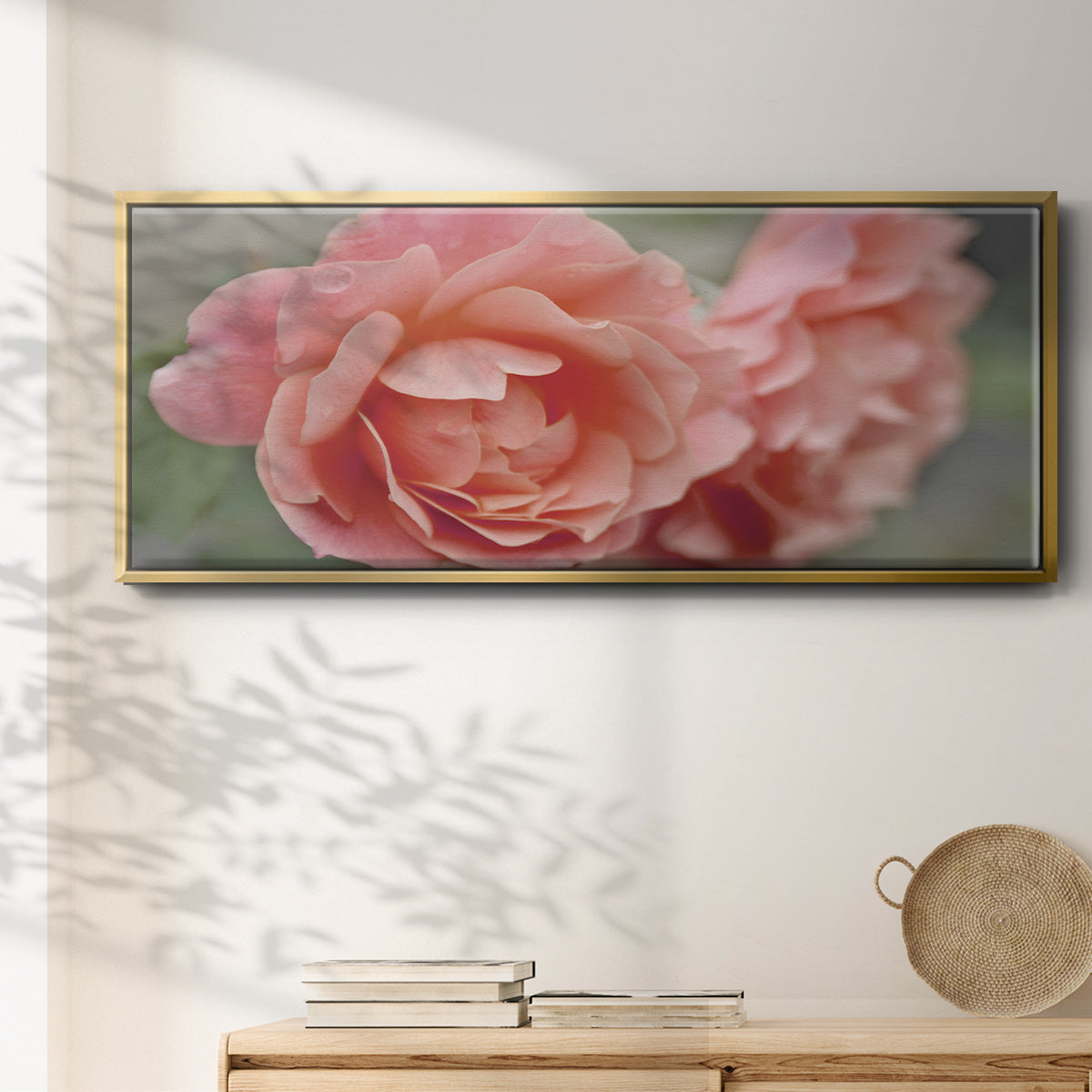 Cottage Climber - Floater Framed Canvas Print