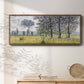 Sunlight Effect Under the Poplars, 1887 - Floater Framed Canvas Print