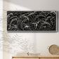 Linear Movement I - Floater Framed Canvas Print