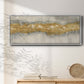 Golden Stream - Floater Framed Canvas Print
