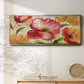 Jardin Rouge - Floater Framed Canvas Print