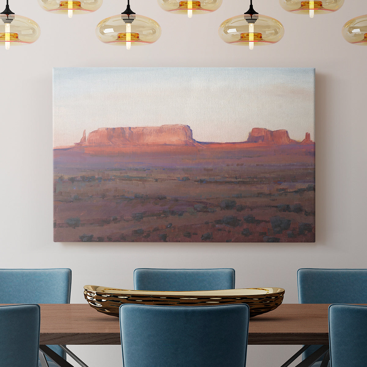 Red Rocks at Dusk I - Canvas Art Print