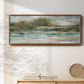 Riverbank - Floater Framed Canvas Print