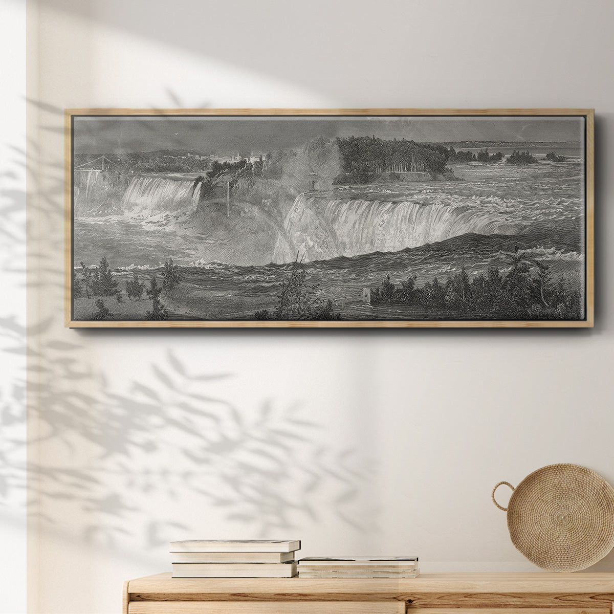 Niagara - Floater Framed Canvas Print