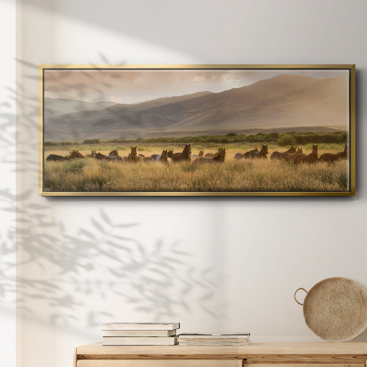 Wild and Free I - Floater Framed Canvas Print