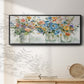 Flower Market Display - Floater Framed Canvas Print