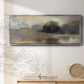 Misty Pond - Floater Framed Canvas Print
