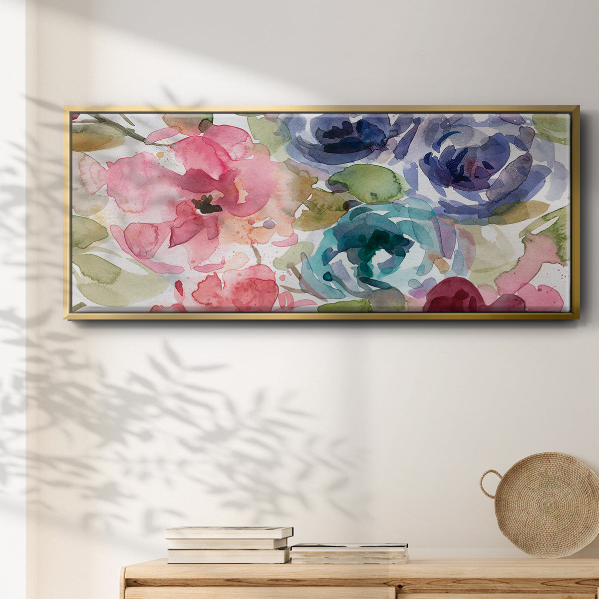 Garden Palette II - Floater Framed Canvas Print