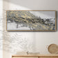 Mistral IV in White - Floater Framed Canvas Print
