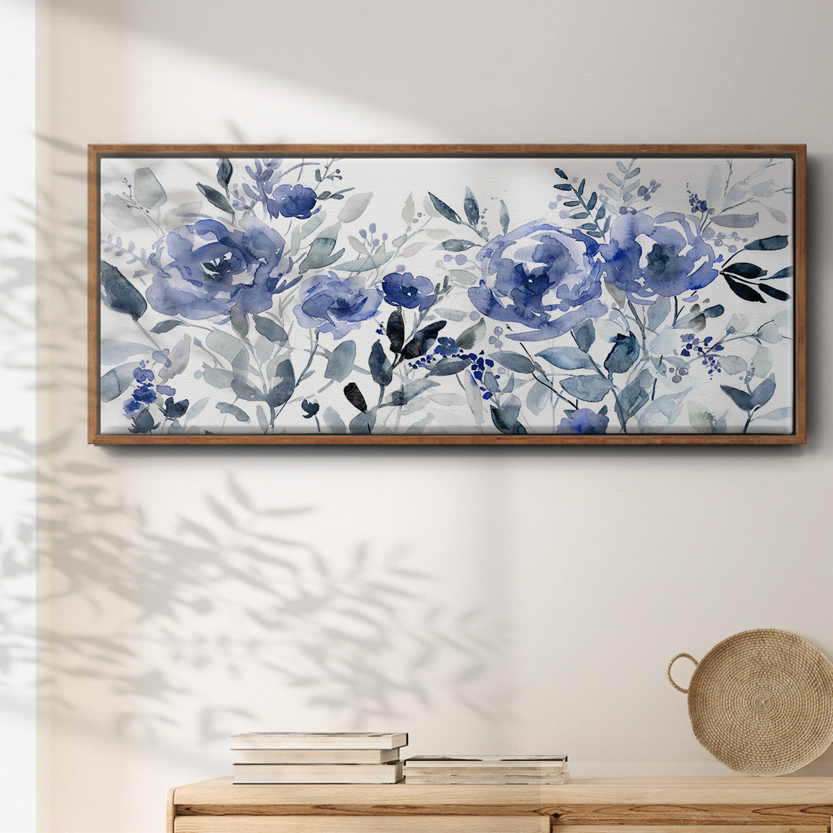 Painters Field of Flowers - Floater Framed Canvas Print