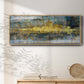 Frequency - Floater Framed Canvas Print