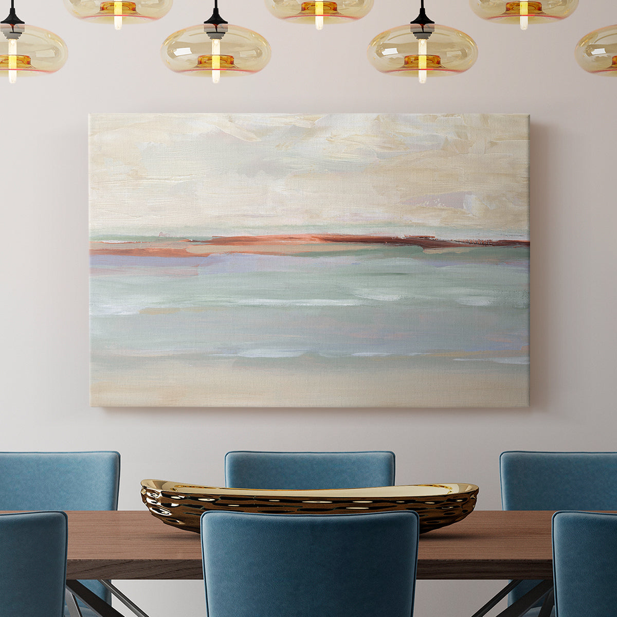 Sienna Horizon I - Canvas Art Print