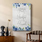 Grateful, Thankful, Blessed - Canvas Art Print