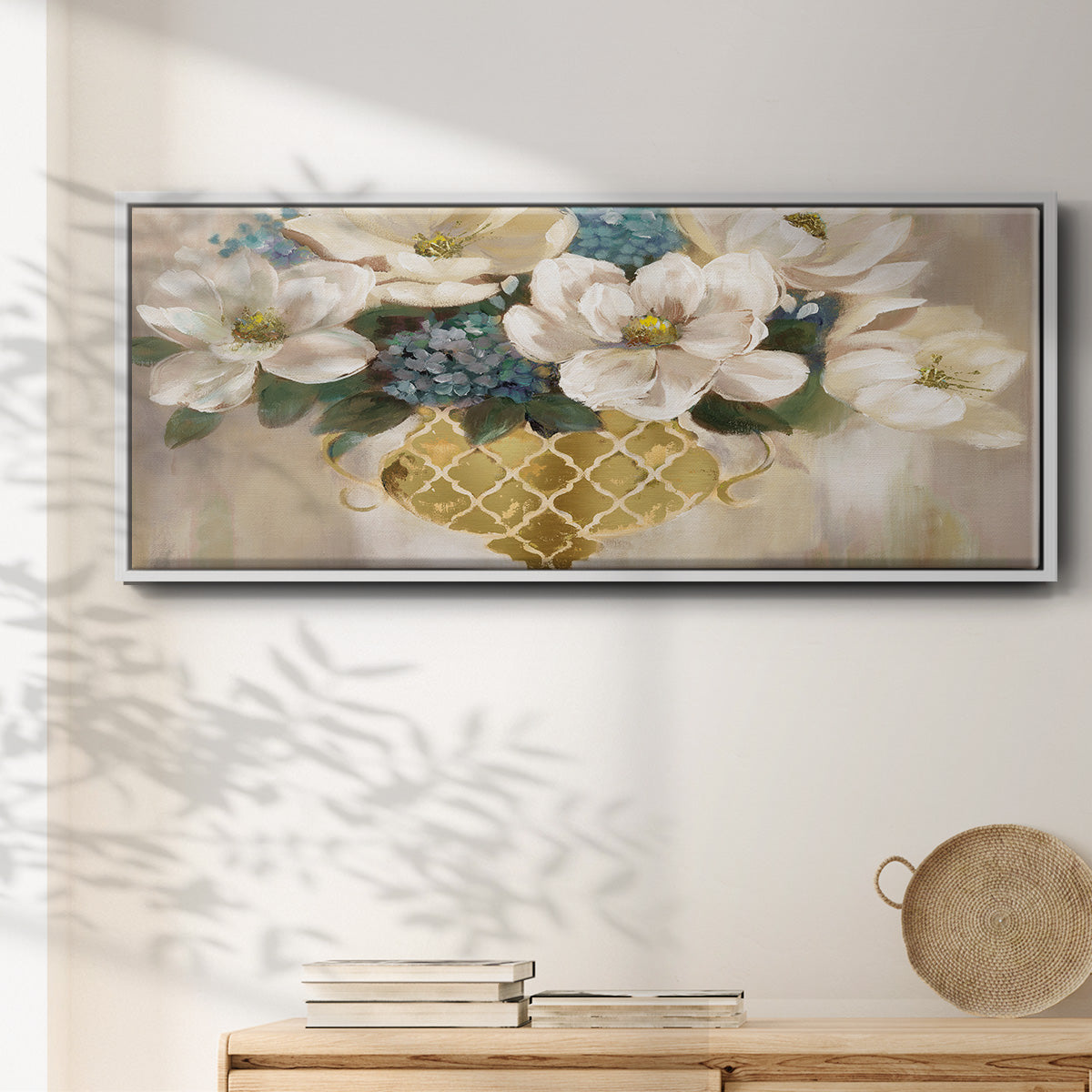 Southern Magnolia - Floater Framed Canvas Print